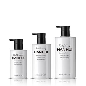 Wholesale Customized 200ml 300ml 400ml PET Plastic Shampoo Bottles With Lotion Pump from china suppliers