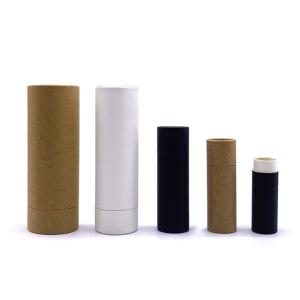 Wholesale Custom Recycle Black Deodorant Containers Packaging Paper Tubes For Cream from china suppliers