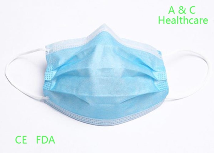 Anti Virus Surgical Face Mask Breathable Earloop Procedure Masks High BFE / PFE