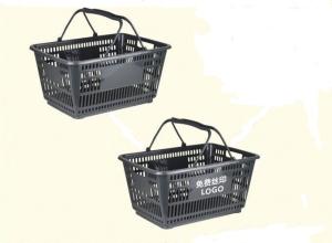 Wholesale HDPP Supermarket Plastic Hand Shopping Basket , Fruit Vegetable Grocery Hand Baskets For Store / Shop from china suppliers