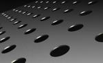 Light Weight Perforated Metal Mesh For Indoor / Outdoor Decoration