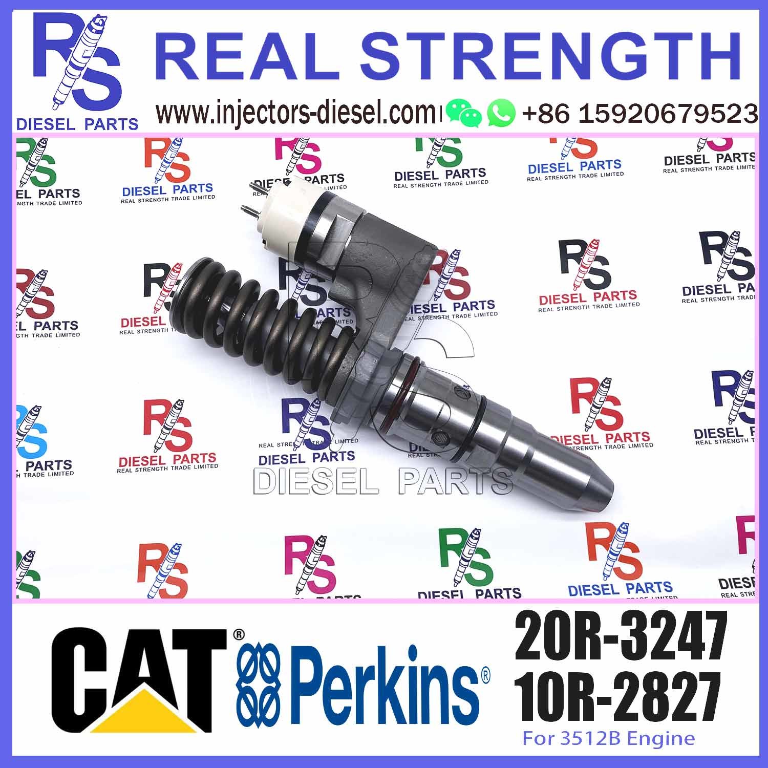 Diesel Fuel Common Rail Injector 392-0225 20r-3247 For C10 C12 Engine 3512c 3516c