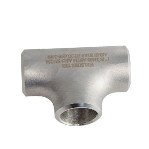 Wholesale STD TP316L Forged Stainless Steel Tee pipe fitting 3 Way DN15-DN1200 from china suppliers