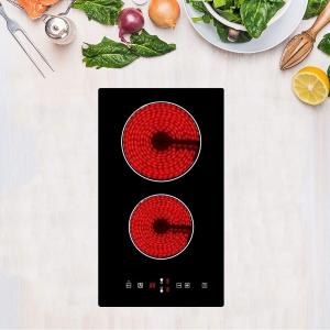Wholesale CE Scratch Resistant Classy Cook 2 Burner Ceramic Cooktop from china suppliers