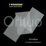 Matte 67x103mm 7 Wonders Clear Card Sleeves Easy Shuffling Non Glare