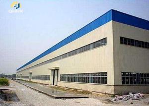 Wholesale Solid H Shape Steel Beam Metal Buildings , Industrial Heavy Duty Steel Building from china suppliers
