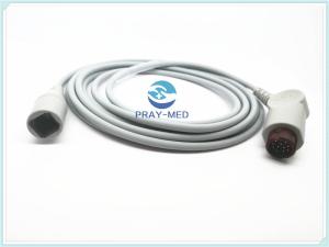 Wholesale HP Invasive Blood Pressure Adapter Cable , Medical Pressure Transducer Cable from china suppliers