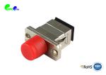 FC - SC Hybrid Simplex Copper Fiber Optic Adapter Mating Sleeve Female To Female