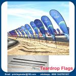 Large Size Teardrop Flags Banner Printing