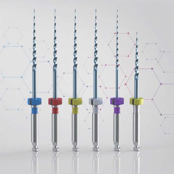 Flexible Endo Rotary Files Niti Blue Root Canal Heat Activation Dental