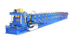Wholesale Color Coated Steel Water Down Spout Roll Forming Machine Rain Gutter Profile Machine from china suppliers