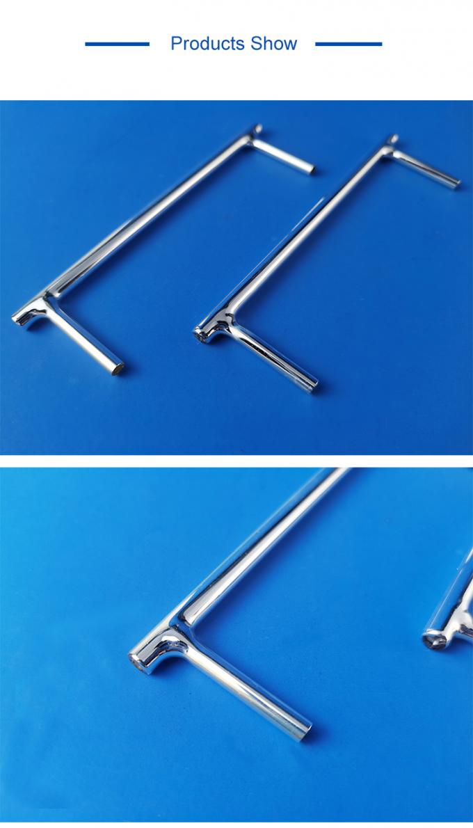 Electric Heating Quartz Tube With Silver Coating Infrared Heating Tube Custom Tailor