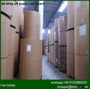 Wholesale 90gsm 61*86cm offset printing glossy art paper/ c2s glossy art paper from china suppliers