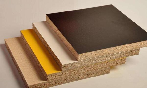 Standard Size Melamine Laminated Particle Board For Furniture Construction 1220