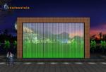 interactive digital water curtain fountain fancy water curtains