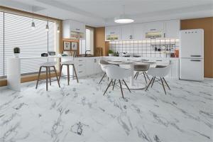 Wholesale Light Grey Spc Flooring White In Basement Bathroom 12&quot; X 24&quot; from china suppliers