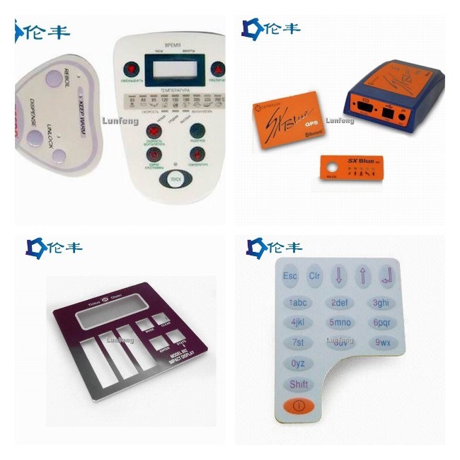 Polydome Button Graphic Panel Overlay LED LCD 3M468 Membrane Push Button Switch