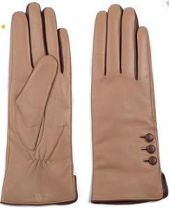 Wholesale Winter Women Fashion Gloves Leather Real Lambskin Warm Windproof Type from china suppliers