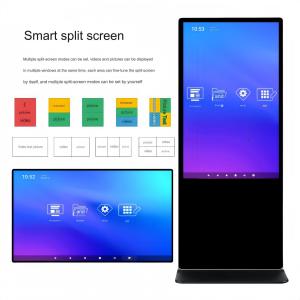Wholesale 55inch LCD Wall Mounted Advertising Screen Display Touch Screen For Business from china suppliers