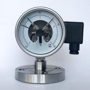 Wholesale Stainless Steel 63mm Dial Pressure Gauge 3 Bar 0.3 MPa Electric Contact Manometer from china suppliers