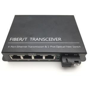 Wholesale SC 2 RJ45 Fiber Optic Transceiver 850nm 1310nm 1550nm Single Mode 10 / 100m from china suppliers