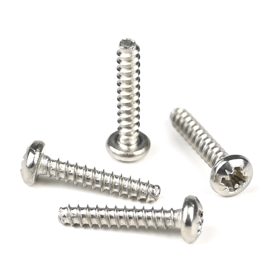 Customized Support Stainless Steel 304 A2 Pozi Drive Self Tapping Screw Cross Recessed