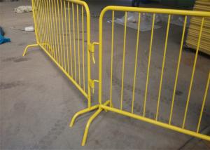 Wholesale Bridge Design 35mm outer tubing crowd control barriers 1090mm*2500mm upright 16mm hot dipped galvanized from china suppliers
