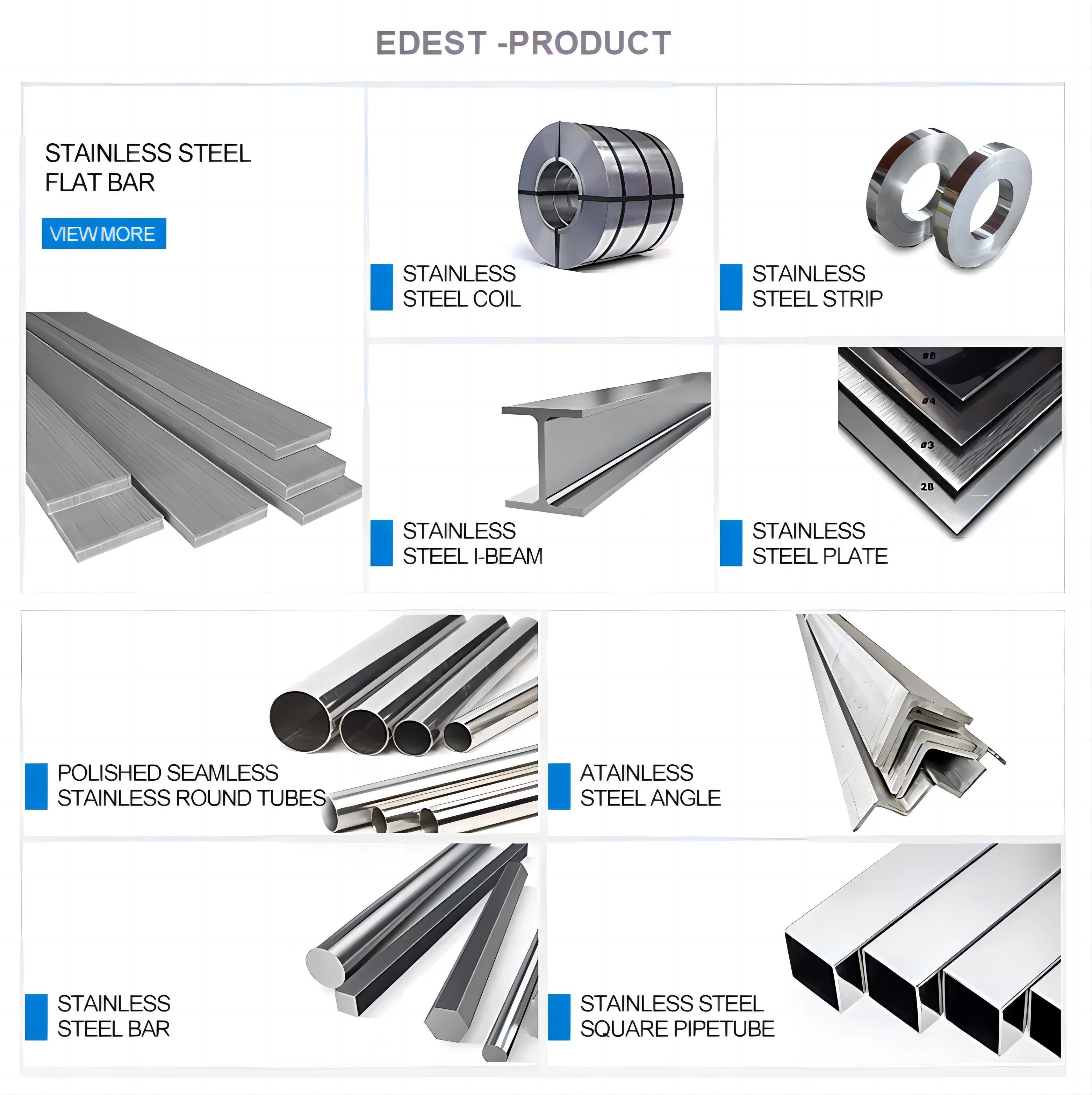 ASTM AISI 304 321 316 Stainless Steel Bar SS Round Rod 6m Length