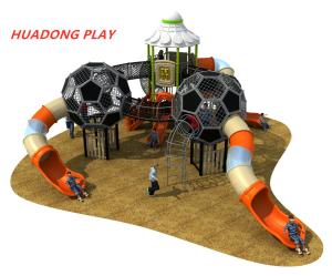 Wholesale Sports Series Outdoor Playground Slides , Backyard Plastic Outdoor Slide Set from china suppliers