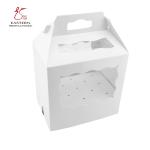 Nature Brown Food Grade 350gsm Kraft Box With Clear Window