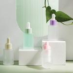 Hot Stamping Essential Oil Glass Aromatherapy Dropper Bottle 30ml