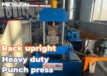 Size Auto Change Rack Upright Roll Forming Machine 15m/Min 80mm Shaft Diameter