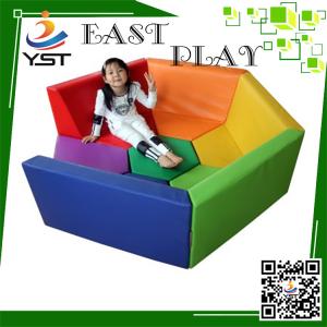 Wholesale Safe And Fun Soft Play Sponge , Daycare Playground Equipment 450 * 100 * 60 Cm from china suppliers