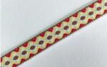 4" Bright Color Embroidered Vintage Jacquard Ribbon Trim