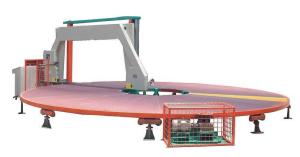 Wholesale Circle Horizontal Sponge Cutting Machine For Flixible PU , Quadrate Foam Cutting Machine from china suppliers