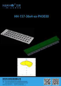 Wholesale 144pcs 276.3×95mm 3030LEDs LED Street Light Lens T3 Degree Available Energy-Efficient Uniform Illumination from china suppliers