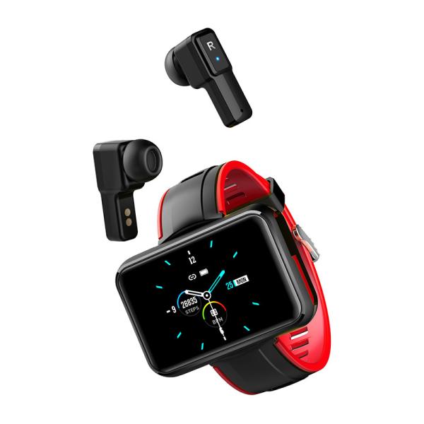 Quality Wifi IP6 6hours OLED Smart Watch With TWS Headphones 640x480 for sale