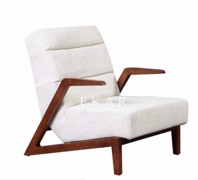 Italy Latest Design Solid Wood Home Coffee Shop Lounge Leisure Chair