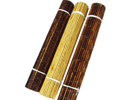 Natural Bamboo Material Painted Bamboo Fence Panels Rolled Bamboo Fence Privacy Garden Border