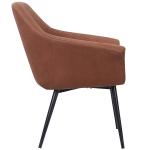 Home Furniture General Synthetic Leather Low Back High PU Leather Dining Chairs
