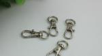 Bag accessories parts zinc alloy round 10 mm small claw snap hook clip for metal