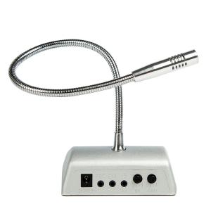 China Counter Service Window Intercom System DC 12V Interphone Teller Microphone on sale