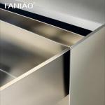 New Industrial Design Stainless Steel 304 Kitchen Cabinets Island With Sink And