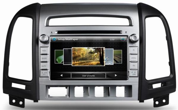 Ouchuangbo Auto Multimedia DVD Radio Player for Hyundai Santa Fe 2006-2012 GPS