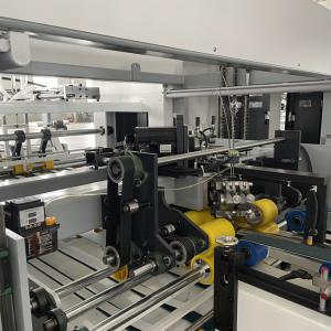 Wholesale 600x900mm Automatic Folder Gluer Stitcher For 0.1-2mm Paper 2.5KW from china suppliers