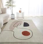 60*90cm Modern Imitation Cashmere Floor Carpets For Sofa Bedroom Living Room