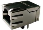 0811-1X1T-06 Single Port Magnetic RJ45 Jack | LPJ2011CNL