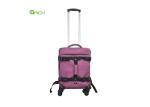 Snowflake Polyester 18 Inch 4 Spinner Wheel Luggage