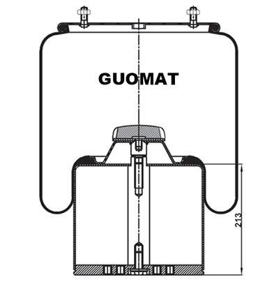 CONTITECH 942MB CA1 Truck Air Ride Suspension Kits For BPW 05.429.41.71.1