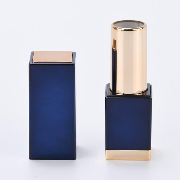metal square Empty Lipstick Tube refillable 4g lipstick tube for lipstick